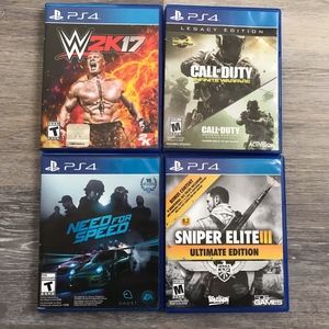 PS4 play station video games